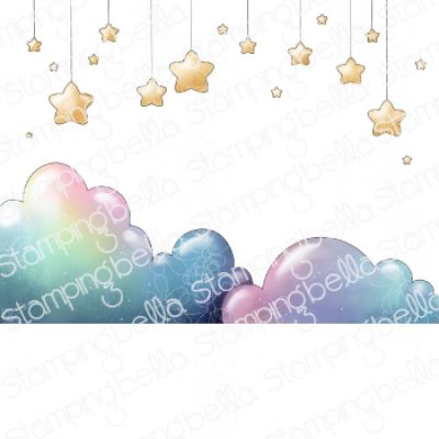 Stars and Clouds Backdrop