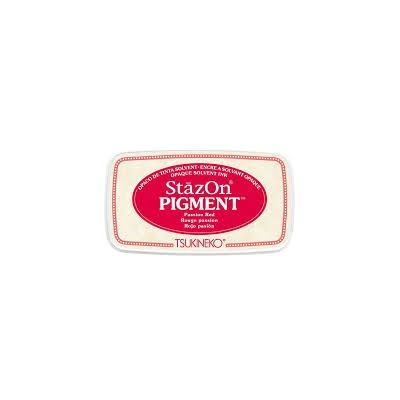 Stazon Pigment Ink Pad - Passion Red
