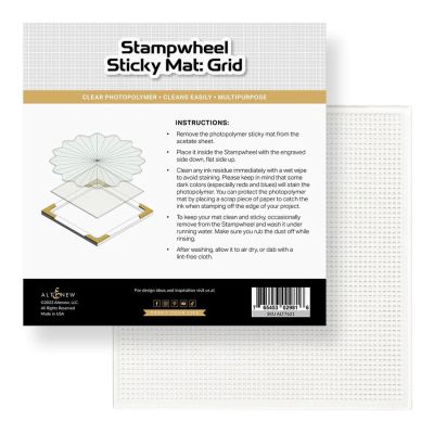 Stamp Wheel LOW TACK sticky Mat Grid