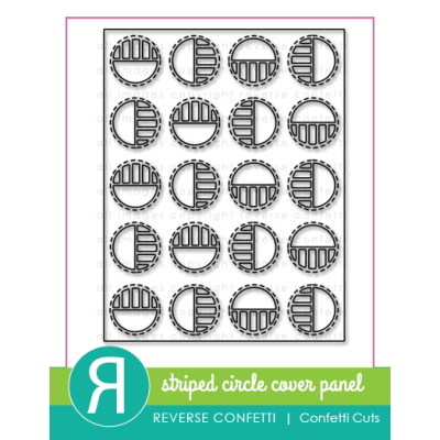 Striped Circle Cover Panel Die