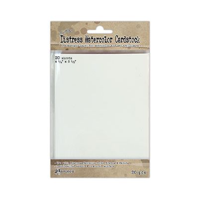 Tim Holtz Watercolor Cardstock 4.25 x 5.5 inch