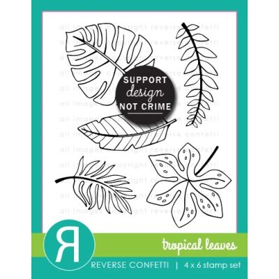 Tropical Leaves Stamp