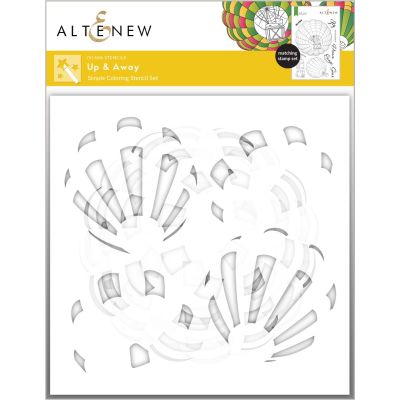 Up & Away Simple Colouring Stencil Set (5 in1)