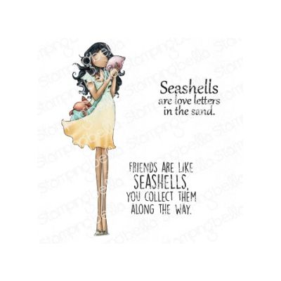 Uptown Girl Sylvia and the Seashell Stamp