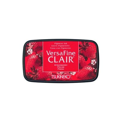 Versafine Clair Ink Pad in Strawberry, by Tuskineko, UK Stockist, Seven Hills Crafts 5 star rated for customer service, speed of delivery and value