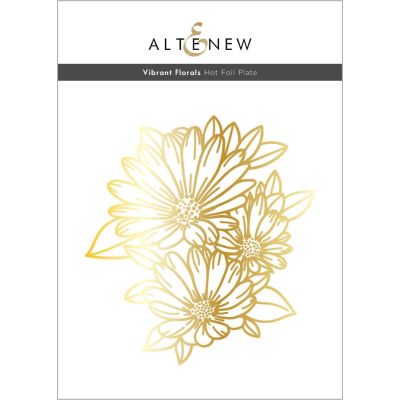 ALT Vibrant Florals Hot Foil Plate