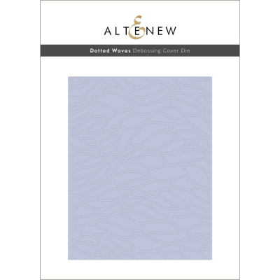 Altenew Dotted Waves Cover Die for cardmaking and paper crafts.  UK Stockist, Seven Hills Crafts
