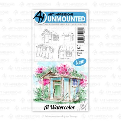 Garden Shed Watercolor Stamp Set