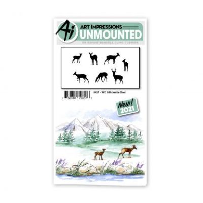 WC Silhouette Deer Stamp Set