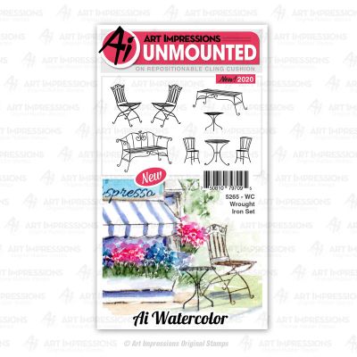 Wrought Iron Watercolor Stamp Set