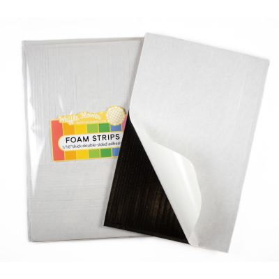 WF Foam Strips 1/16" Thick - BLACK