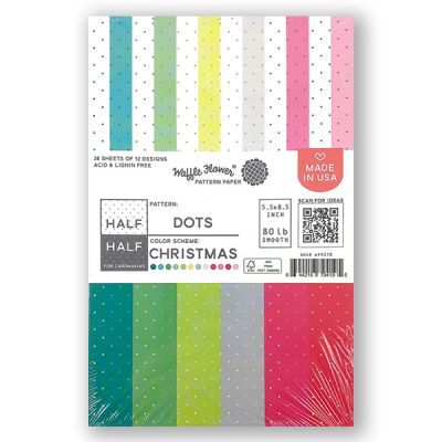 Half Dots Christmas Paper Pad
