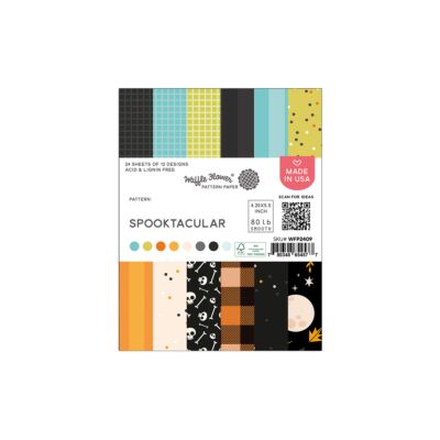 Waffle Flower Crafts Spooktacular Paper Pad