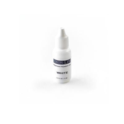 UK Stockist Concord and 9th White Premium Pigment Ink Refill Bottle, Reinker
