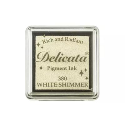 Delicata Pigment Ink Cube - White Shimmer