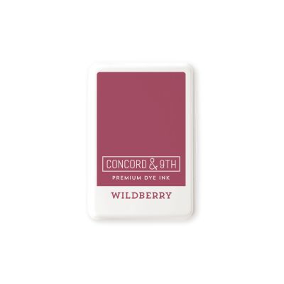 Wildberry Inkpad by Concord and 9th UK Stockist, Seven Hills Crafts 5 star rated for customer service, speed of delivery and value