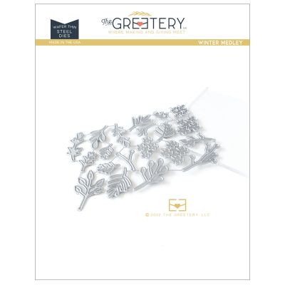 Exclusive UK Supplier of The Greetery - Winter Medley Die for papercrafting