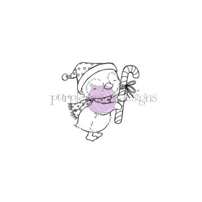Winter (Penguin with Candy Cane) Stamp