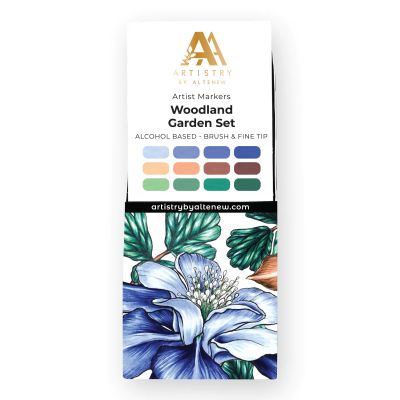 Woodland Green Alcohol Marker set  by AlteNew, Seven Hills Crafts 5 star rated for customer service, speed of delivery and value