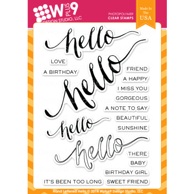 Hand Lettered Hello Image 1