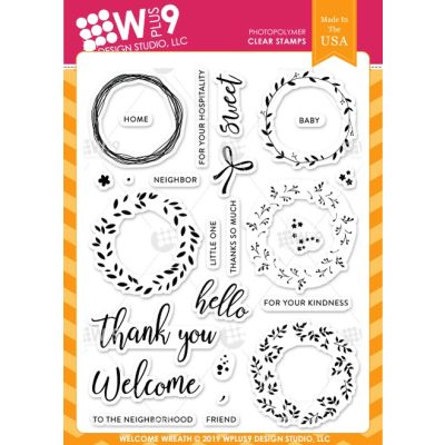 Welcome Wreath Stamp