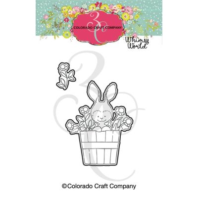 Whimsy World Bunny Bushel Mini Die Set, by Colorado Craft Company. Seven Hills Crafts - UK paper craft store specialising in quality USA craft brands. 5 star rated for customer service, speed of delivery and value