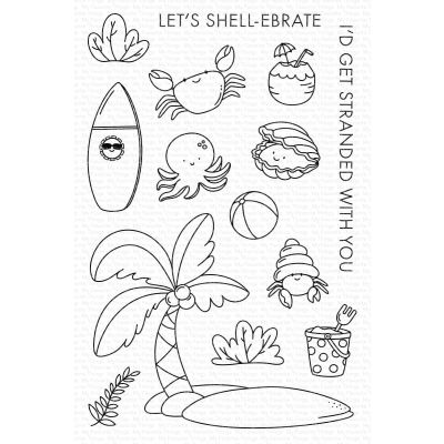 YUZU Island Shell-ebration Stamp