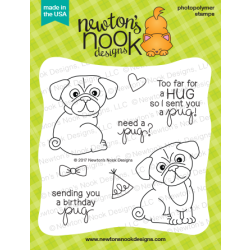 Pug Hugs Stamp