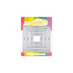 waffle flower pinking square frame die
