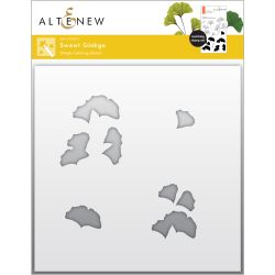 Sweet Ginkgo Simple Coloring Stencil