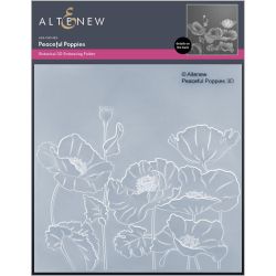 Peaceful Poppies 3D Embossing Folder
