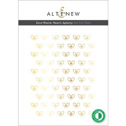 altenew zero waste hearts a penty hot foil plate uk stockist for cardmaking and paper crafts.  UK Stockist, Seven Hills Crafts