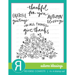 RC Autumn Blessings Stamp