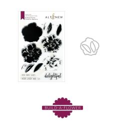 Build-A-Flower: Camellia Japonica Stamp and Die Bundle