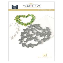 Exclusive UK Supplier of The Greetery - Boxwood Heart Details Die for papercrafting