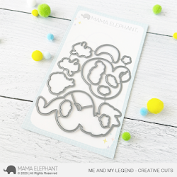 me and my legend Die by Mama Elephant for cardmaking and paper crafts.  UK Stockist, Seven Hills Crafts