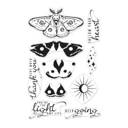 Color Layering Moth Stamp
