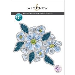 altenew floral whimsy add-on die uk stockist for cardmaking and paper crafts.  UK Stockist, Seven Hills Crafts