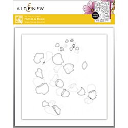 Altenew Flutter & Bloom Stencil Set for creating floral art for cardmaking, scrapbooking and framed prints 