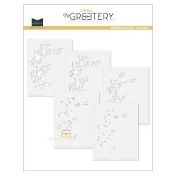 Impressionist Garden Stencil by The Greetery, Garden Party Collection for creating a layer of flowers bridgerton style
