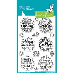 Magic Spring Messages Stamp