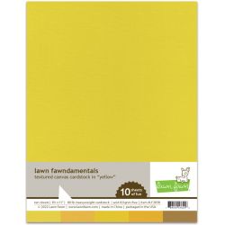 Textured Canvas Cardstock - Yellow