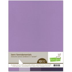Textured Canvas Cardstock - Purple
