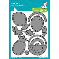 fruit tiny tags Die by Lawn Fawn at Seven Hills Crafts UK stockist 5 star rated for customer service, speed of delivery and value