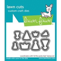 All The Party Hats Die by Lawn Fawn at Seven Hills Crafts UK stockist 5 star rated for customer service, speed of delivery and value