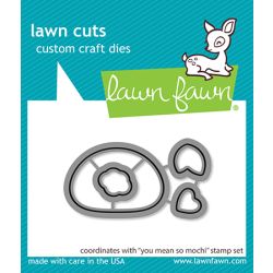 you mean so mochi die by Lawn Fawn at Seven Hills Crafts UK stockist 5 star rated for customer service, speed of delivery and value