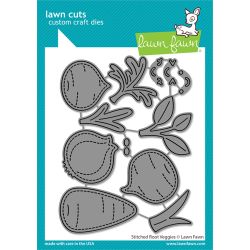 Stitched Root Veggies die by Lawn Fawn at Seven Hills Crafts UK stockist 5 star rated for customer service, speed of delivery and value