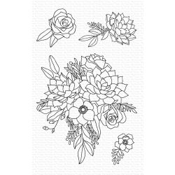 Fantasy Florals Stamp