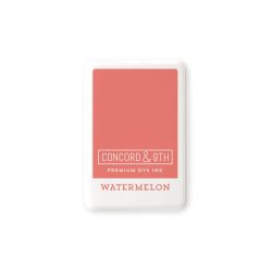 Watermelon Inkpad by Concord and 9th UK Stockist, Seven Hills Crafts 5 star rated for customer service, speed of delivery and value