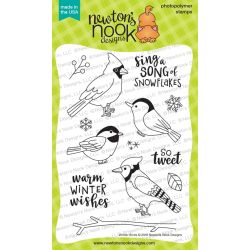 Winter Birds Stamp